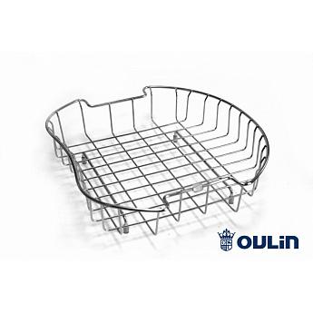 картинка Oulin корзина для посуды(фруктов) Ol-151L хром 